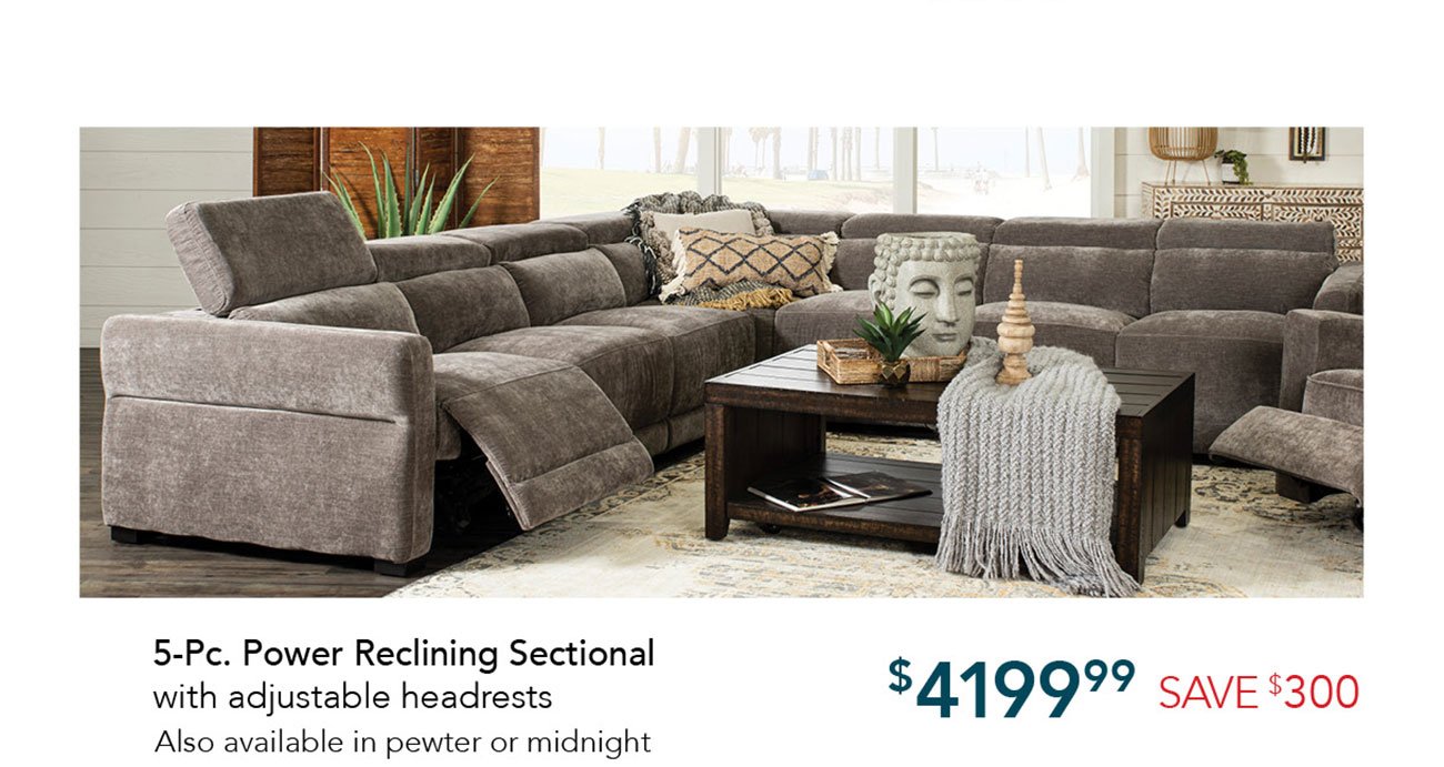 Power-reclining-sectional