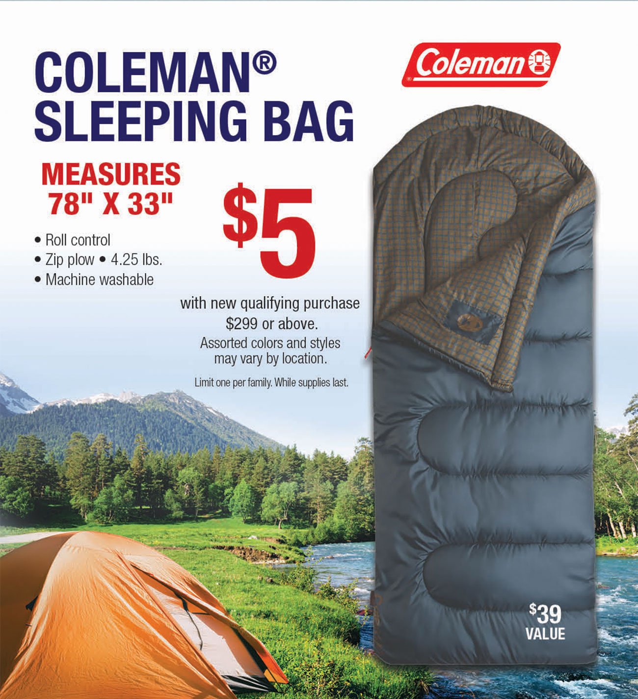 Coleman-Sleeping-Bag-Premium