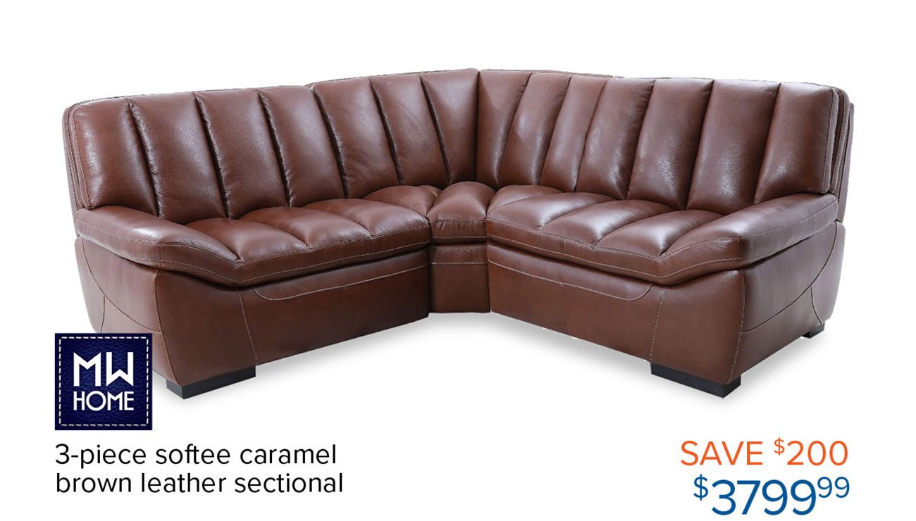 Brown-leather-sectional