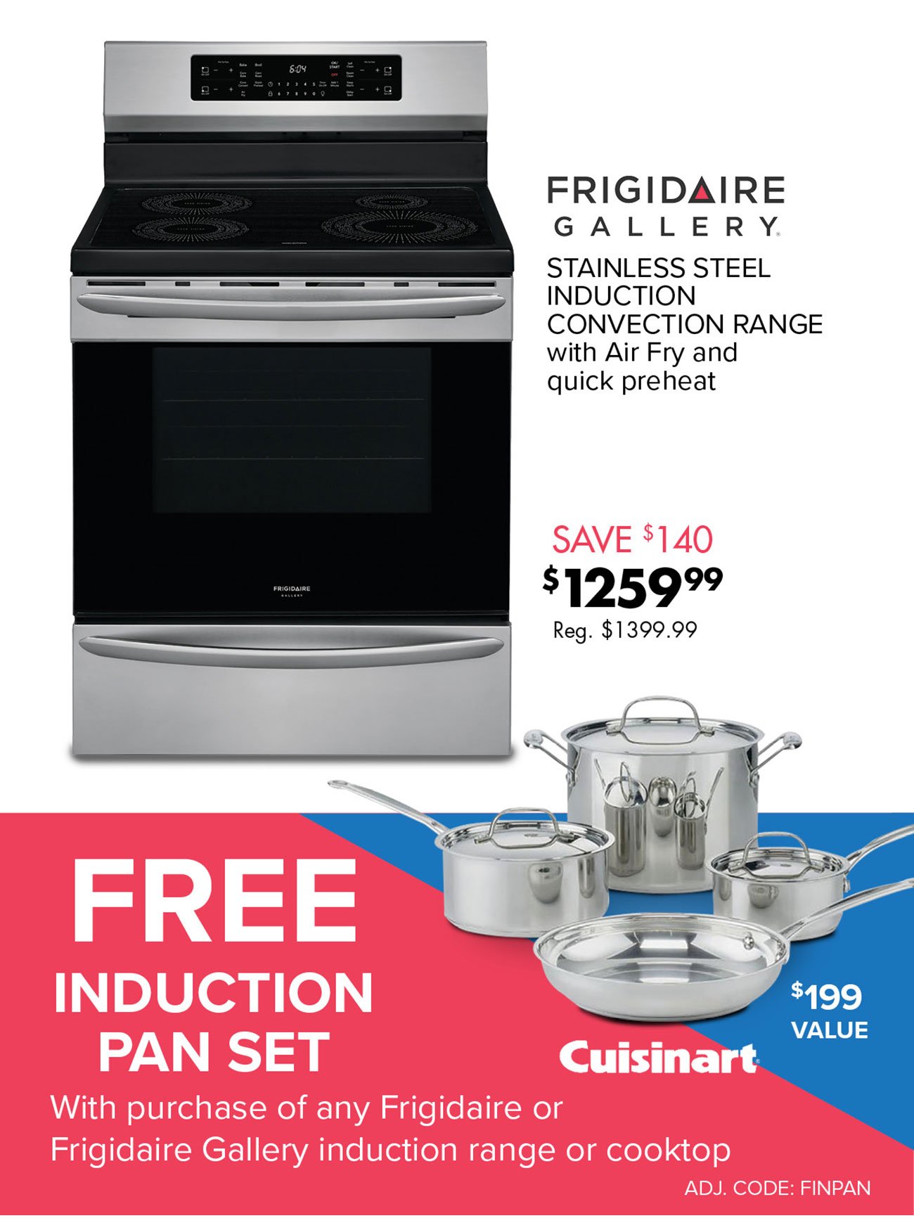 Frigidaire-induction-convection-range