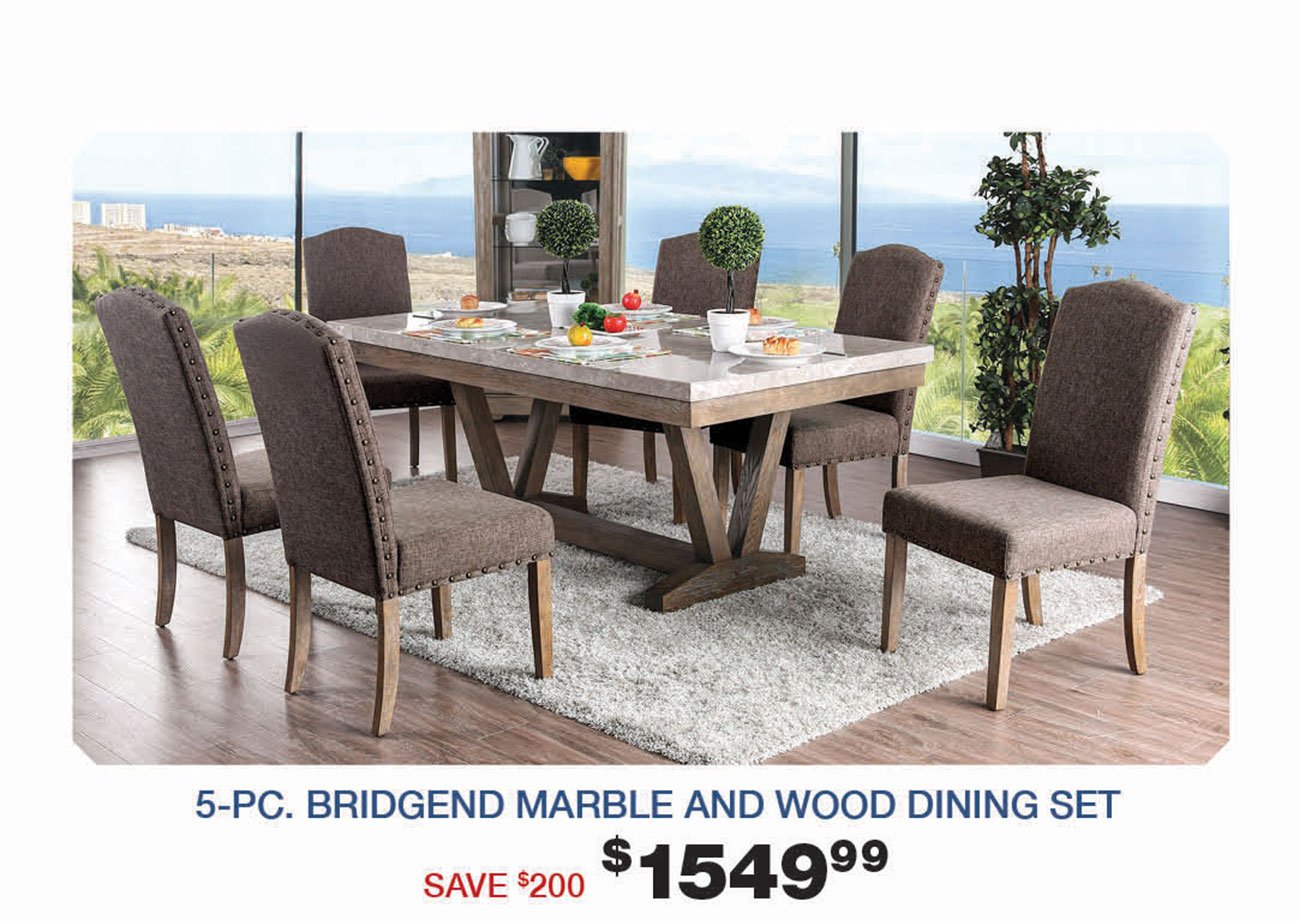 Bridgend-Marble-Wood-Dining-Set