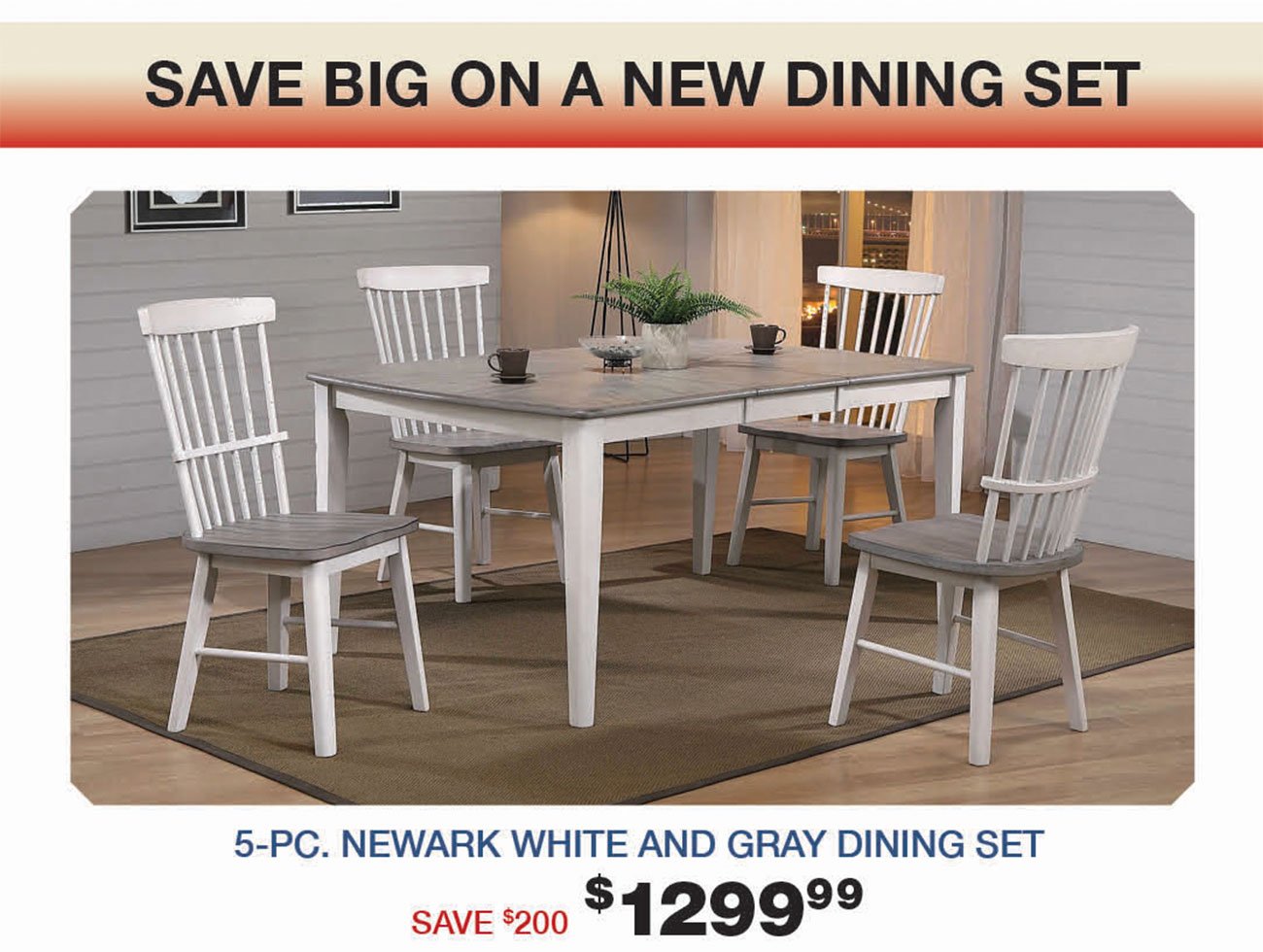 Newark-Farmhouse-White-Dining-Set