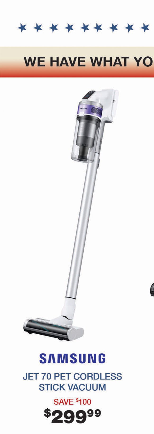 Samsung-Jet-70-Pet-Cordless-Stick-Vacuum