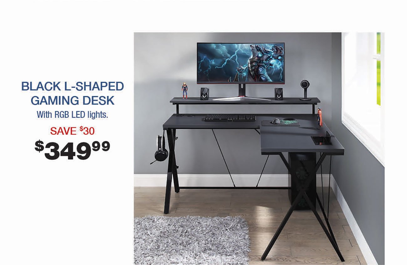 Black-L-Shaped-Gaming-Desk-With-RGB-Lights