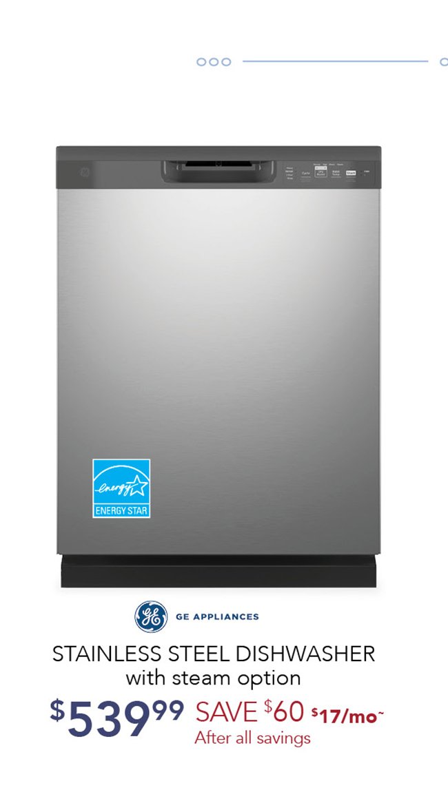 GE-Stainless-steel-dishwasher