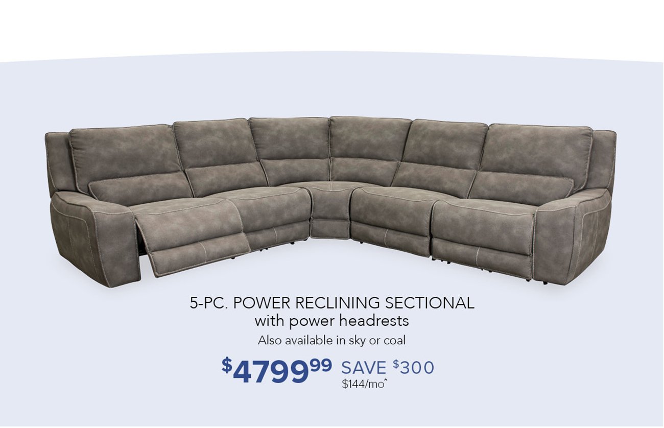 Power-reclining-sectional