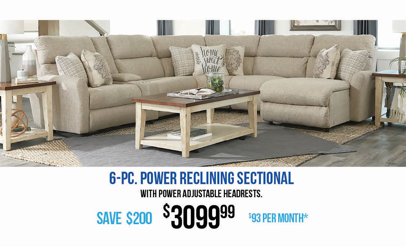 Power-Reclining-Beige-Sectional