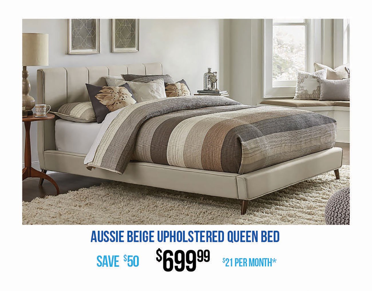 Aussie-Beige-Upholstered-Queen-Bed