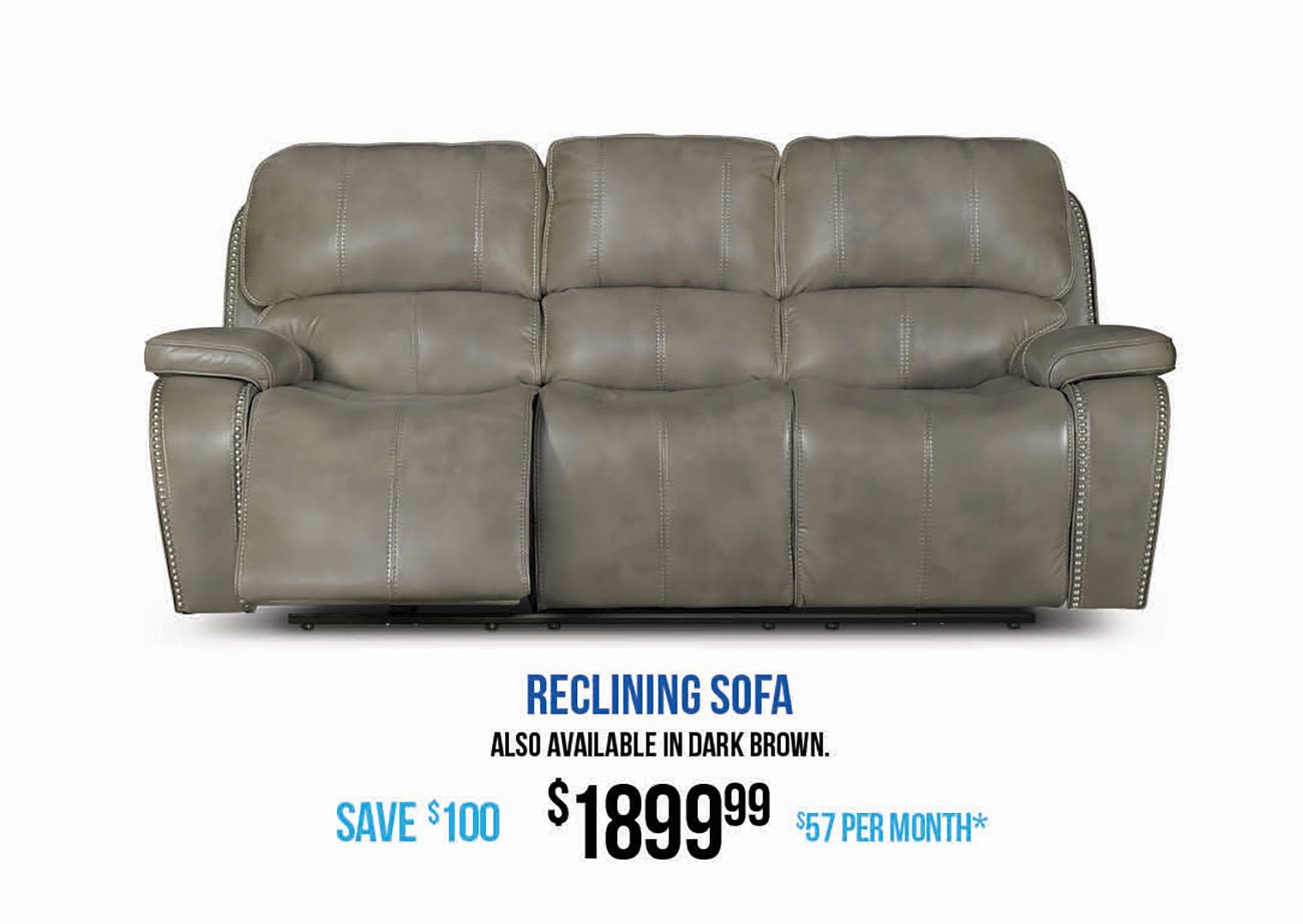 Reclining-Gray-Sofa