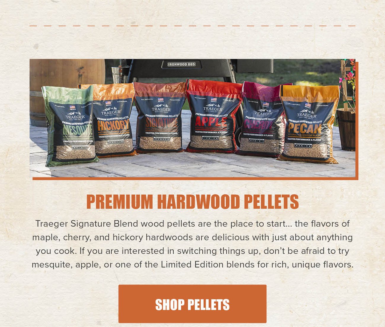 Traeger-pellets