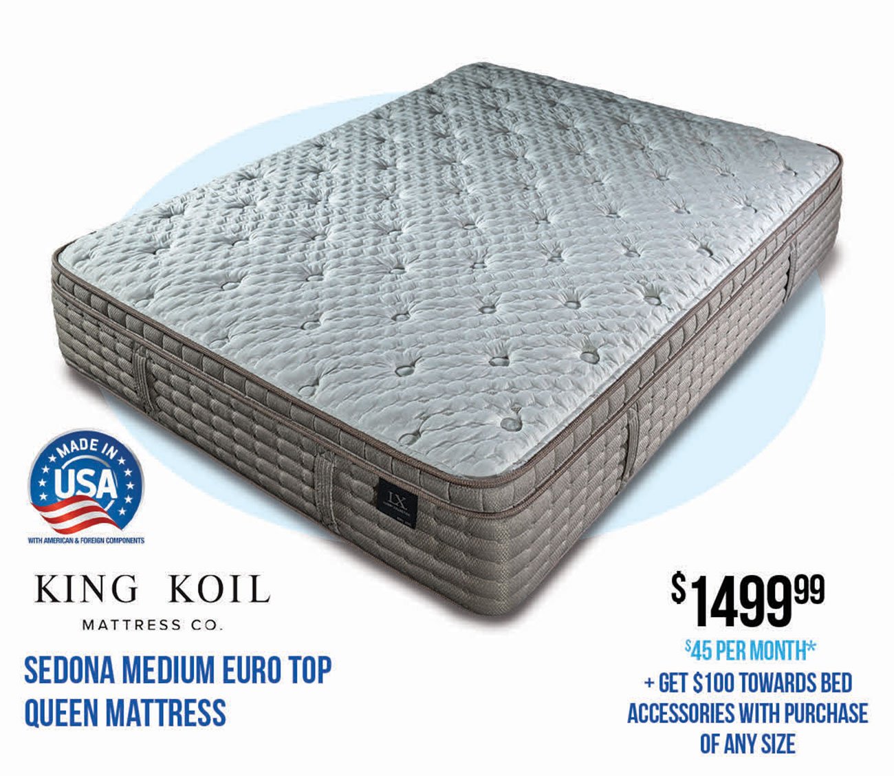 King-Koil-Sedona-EuroTop-Queen-Mattress