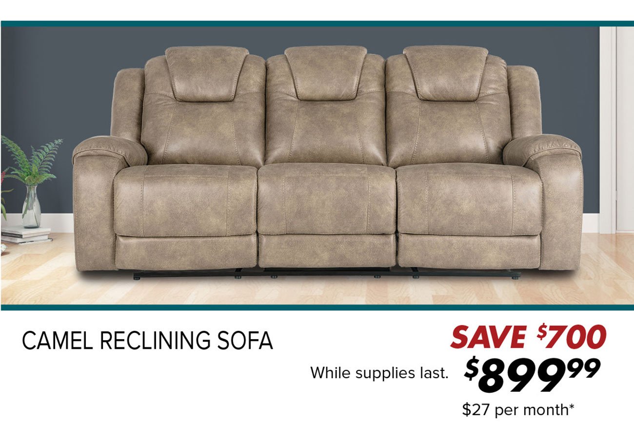 Camel-reclining-sofa