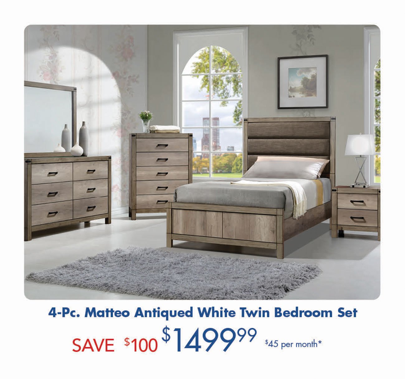 Matteo-Antiqued-White-Twin-Bedroom-Set