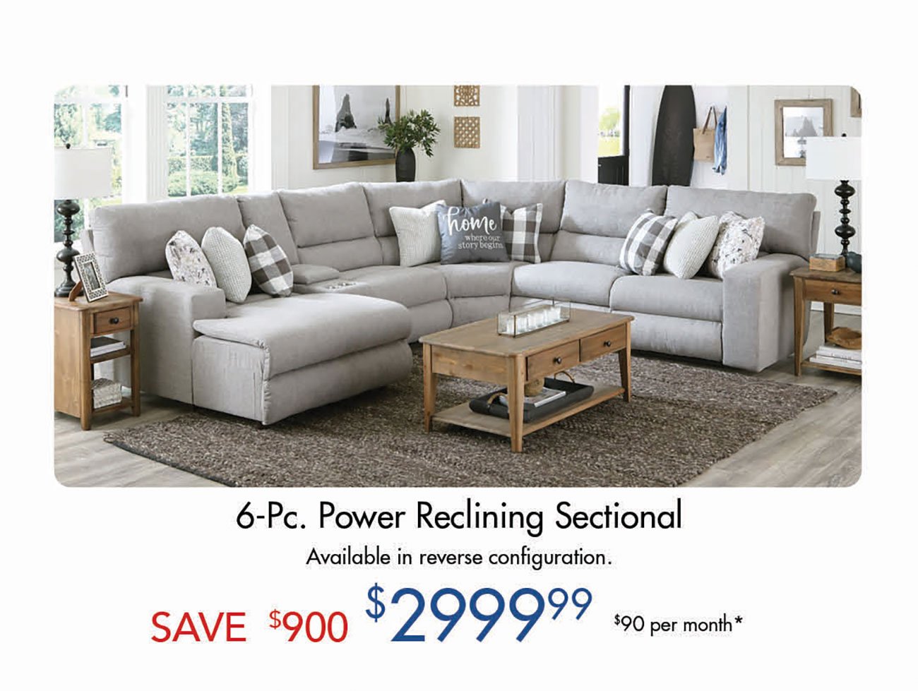 Light-Gray-Power-Reclining-Sectional