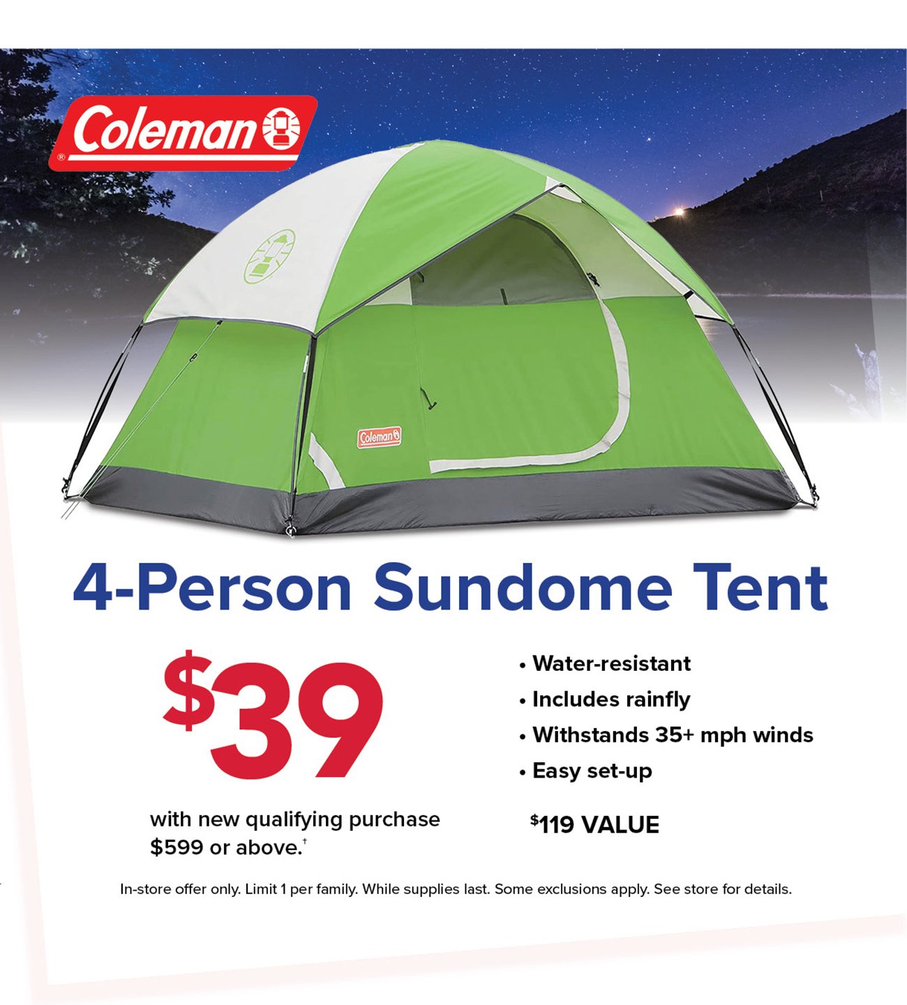 Sundome-tent