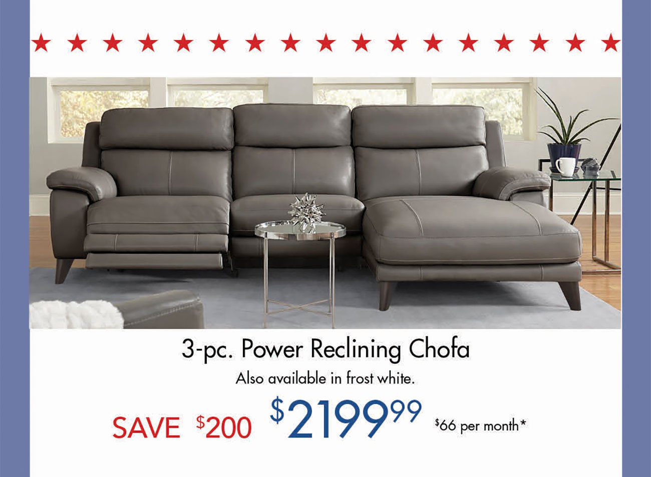 Elephant-Gray-Power-Reclining-Chofa