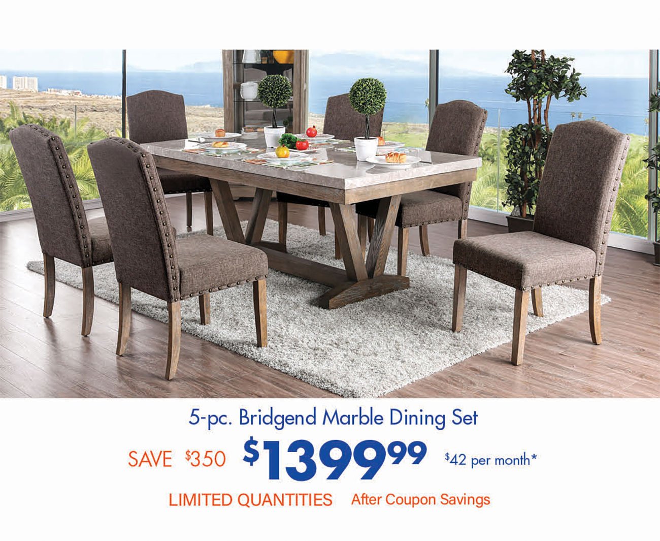 Bridgend-Marble-Dining-Set