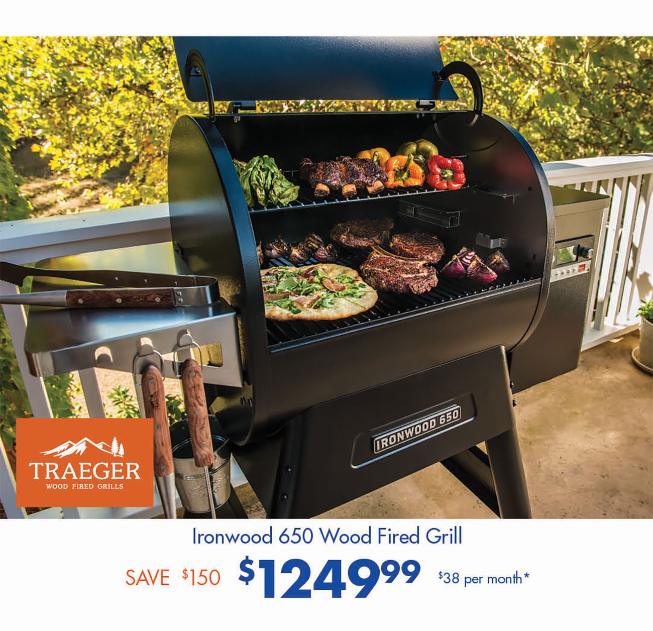 Traeger-Ironwood-650-Wood-Fired-Grill