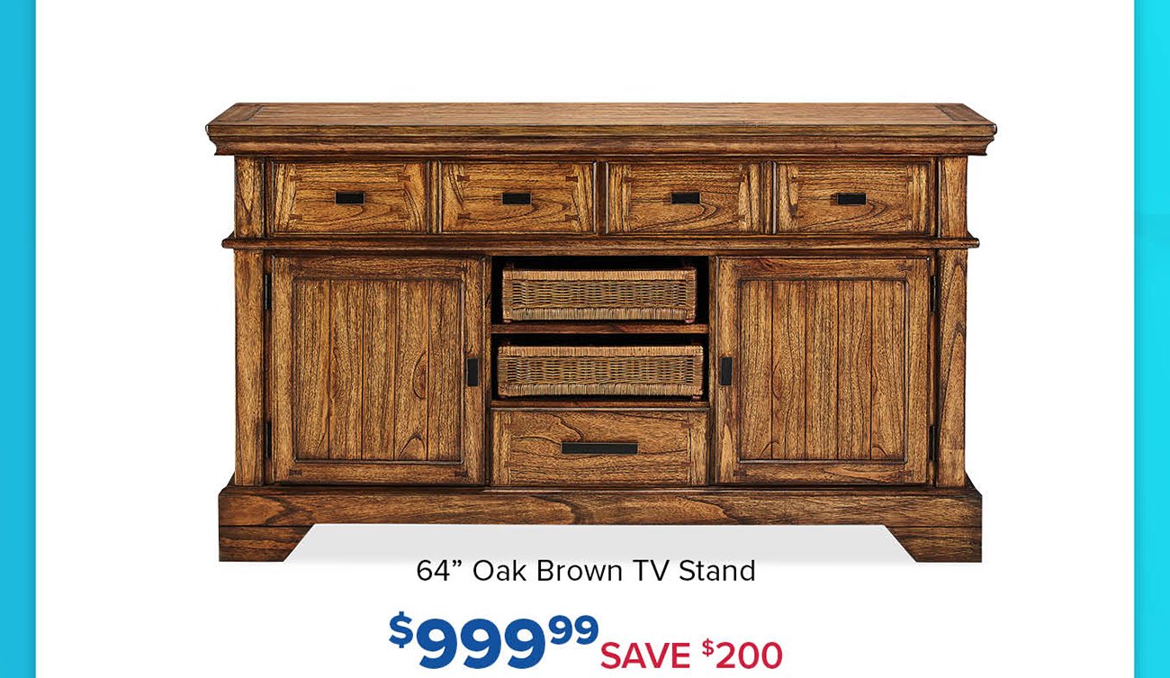 Oak-brown-tv-stand