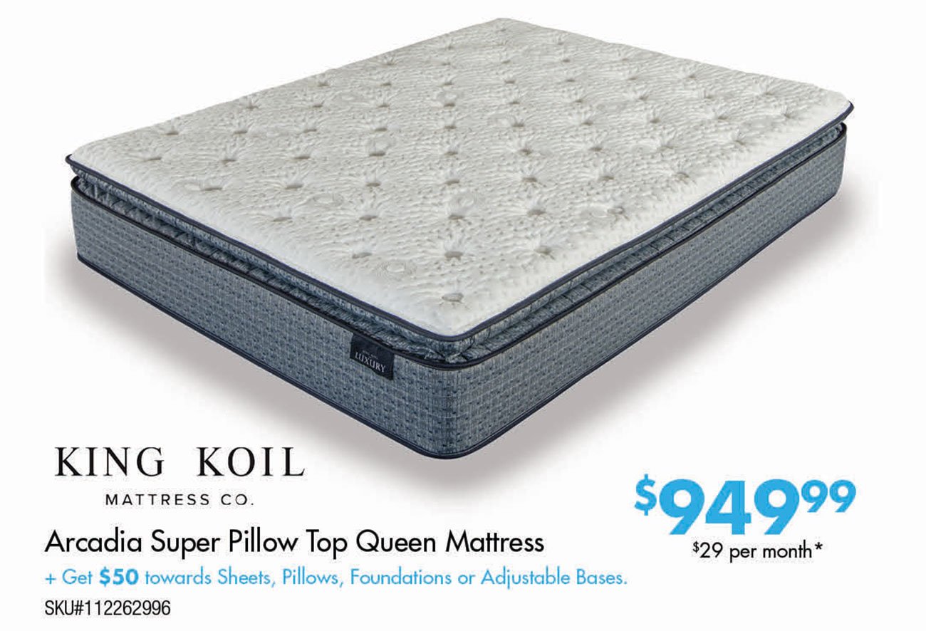 King-Koil-Arcadia-Super-Pillow-Top-Queen-Mattress