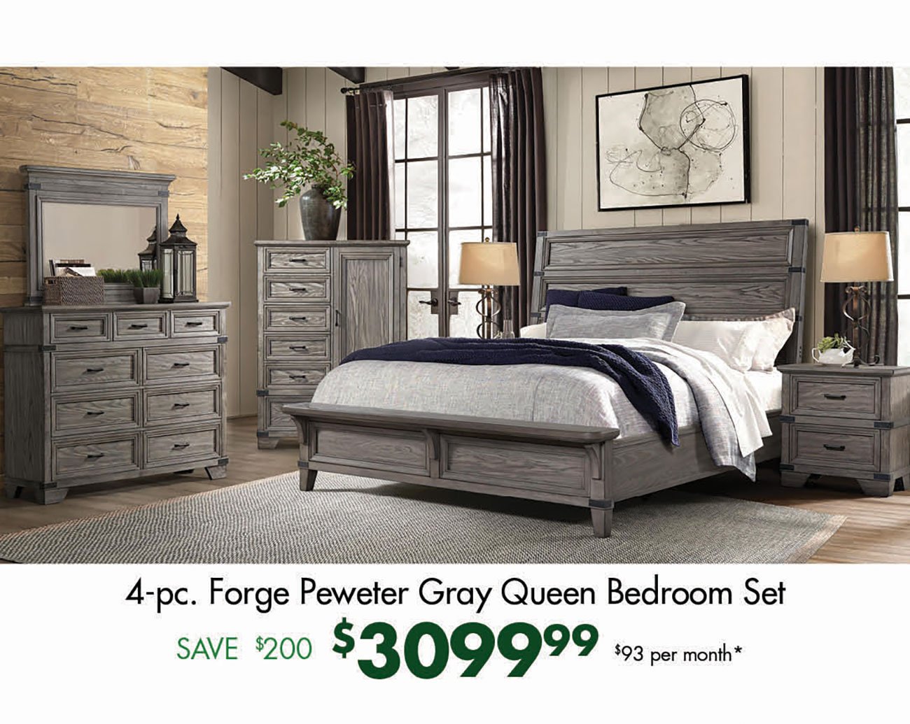 Forge-Peweter-Gray-Bedroom-Set