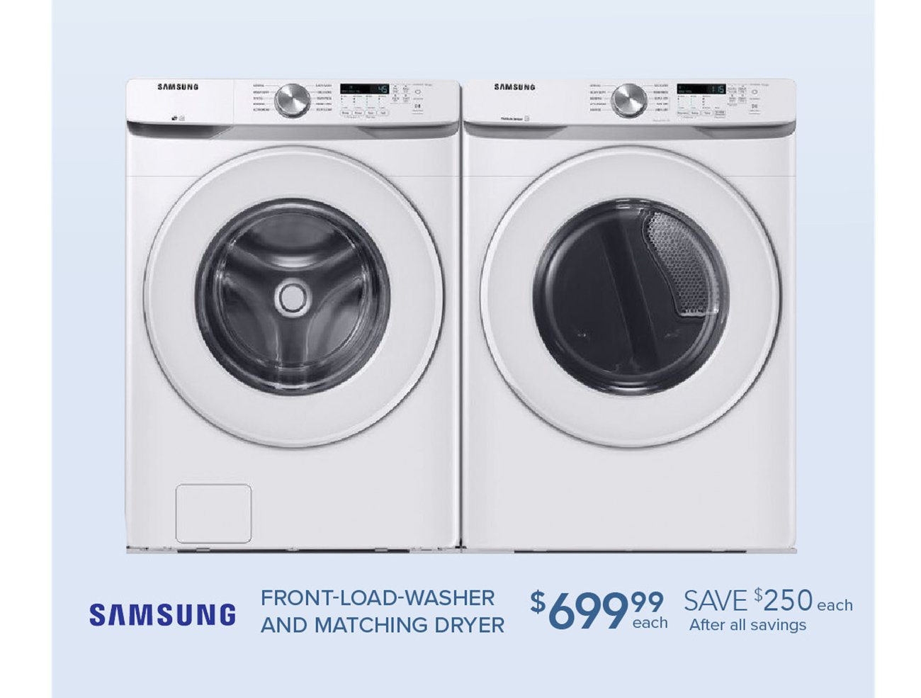 Samsung-front-load-washer-dryer