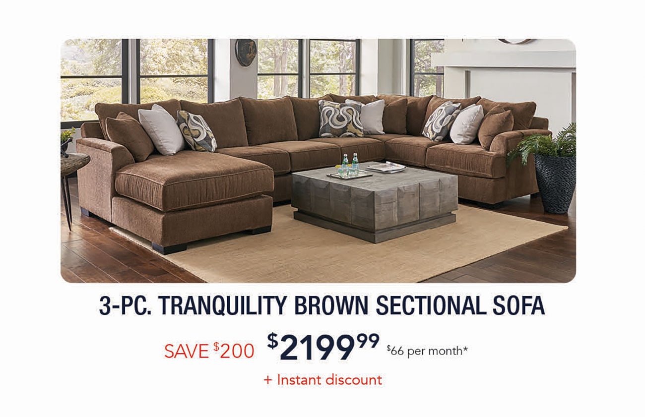 Tranquility-Brown-Sectional