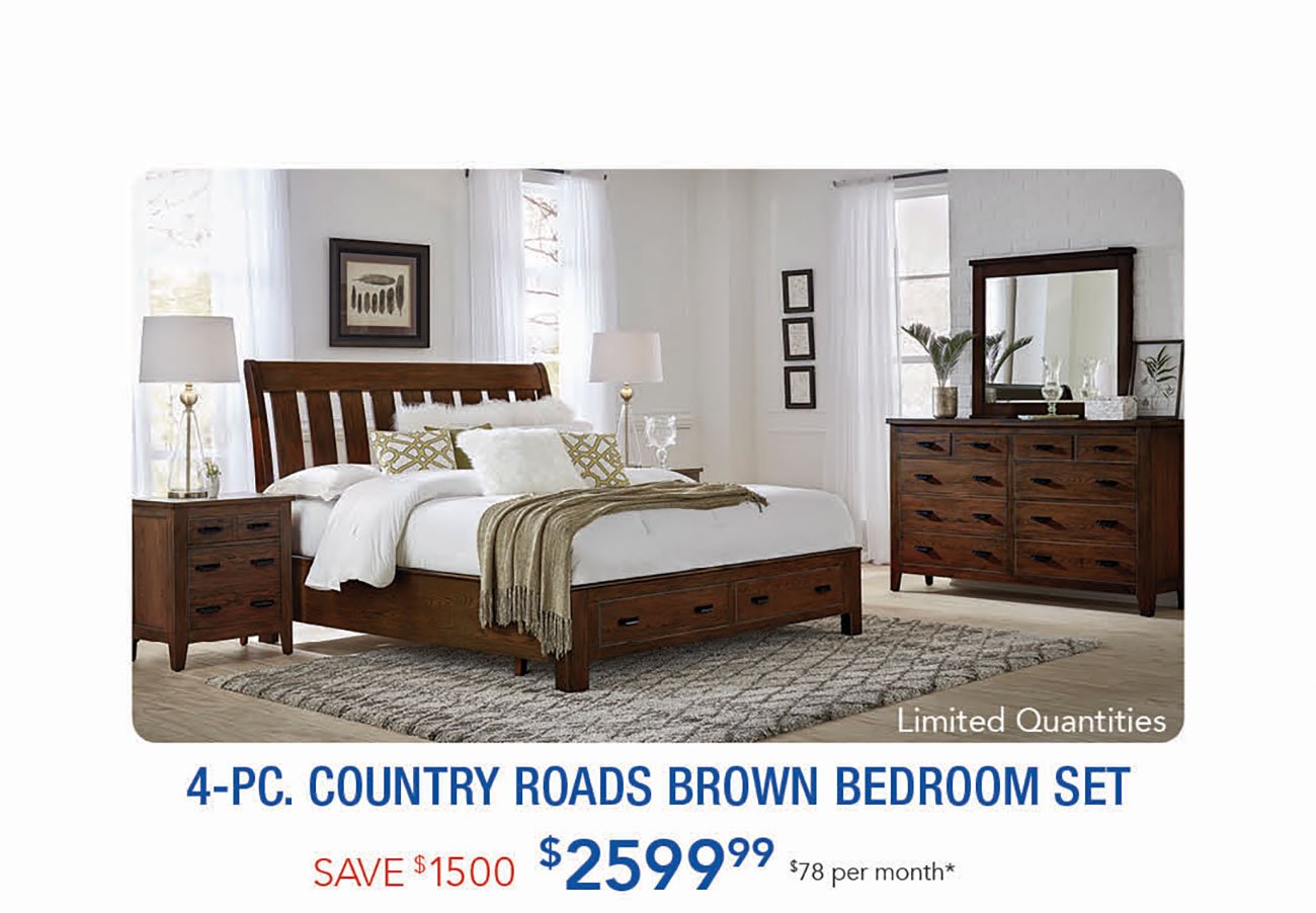 Country-Roads-Brown-Bedroom-Set