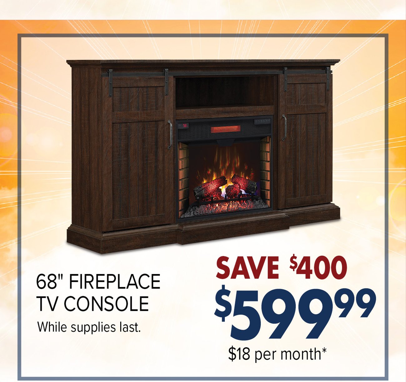 Fireplace-tv-console