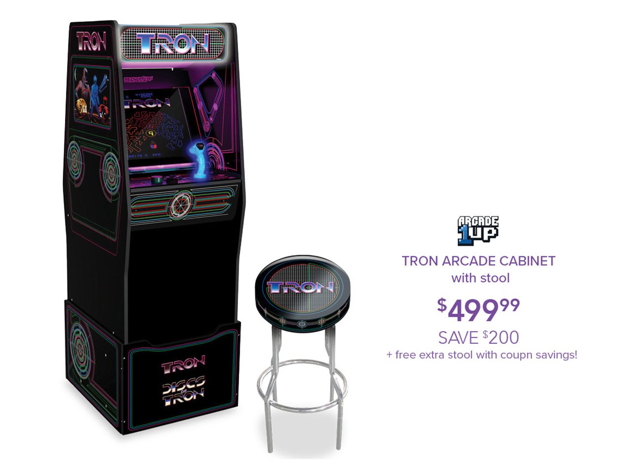 Arcade-1up-Tron=Cabinet