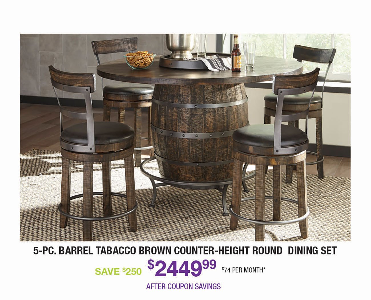 Barrel-Dining-Set