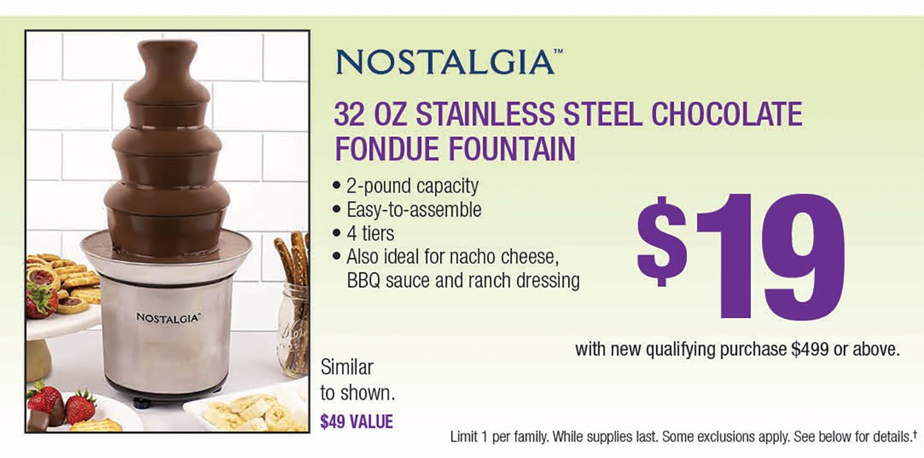 Nostalgia-Chocolate-Fountain-Premium