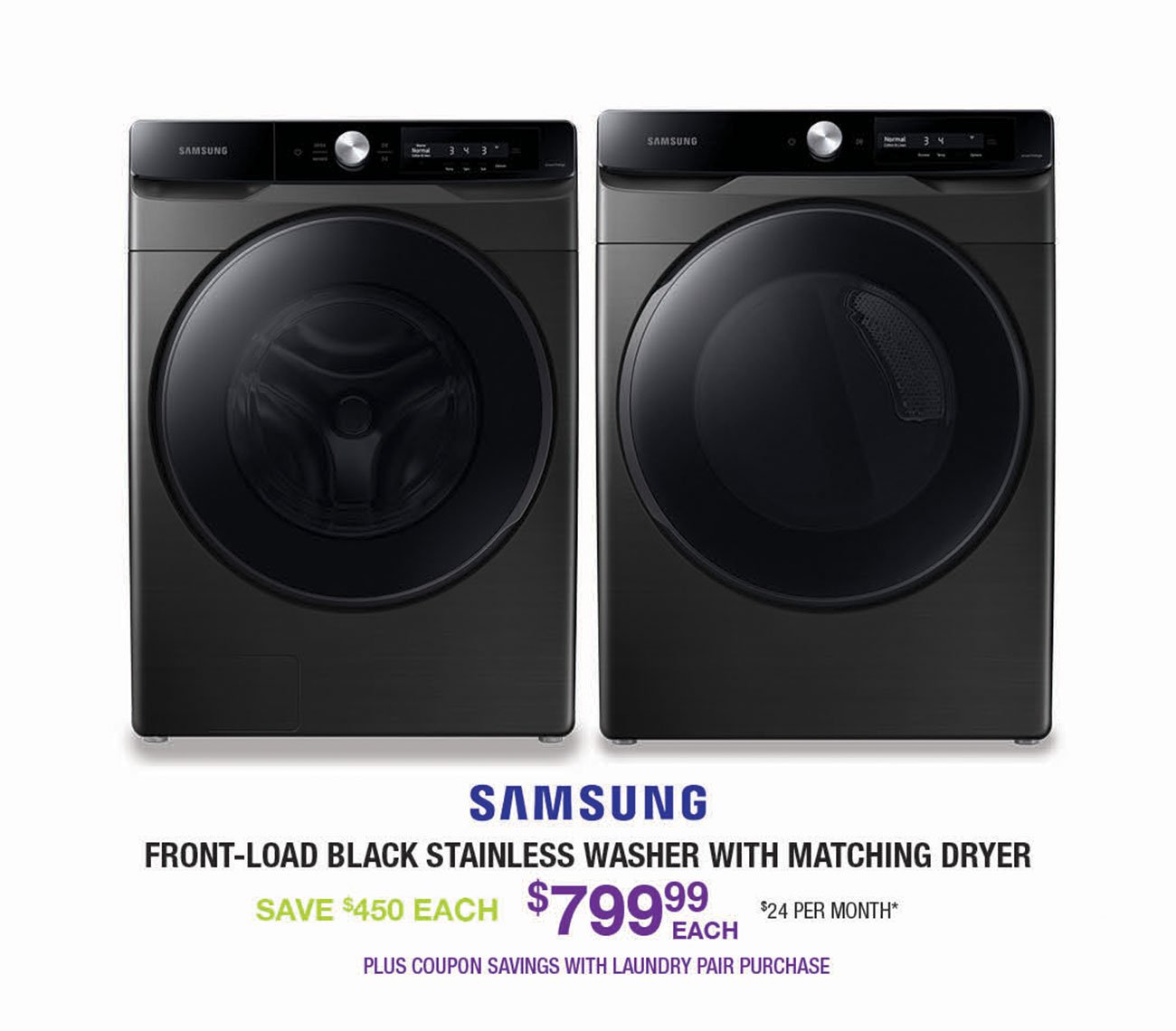 Samsung-Black-Front-Load-Washer-Dryer-UIRV