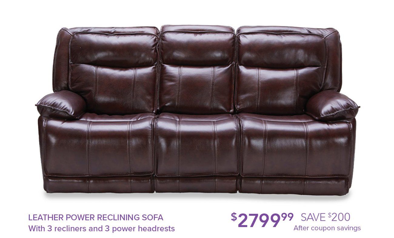 Leather-power-recliner