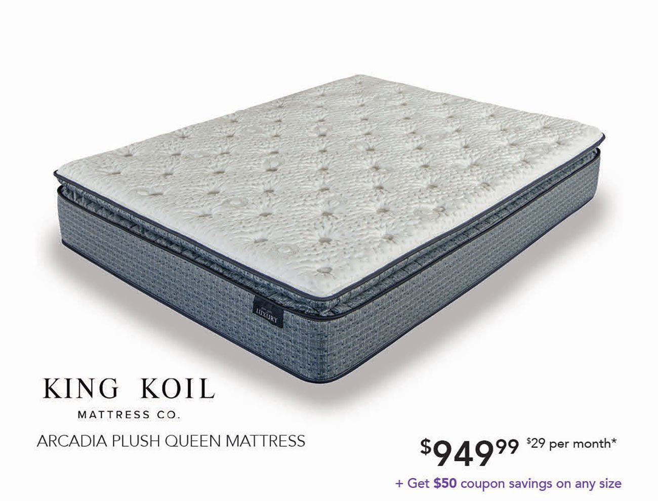 King-Koil-Arcadia-Plush-Queen-Mattress