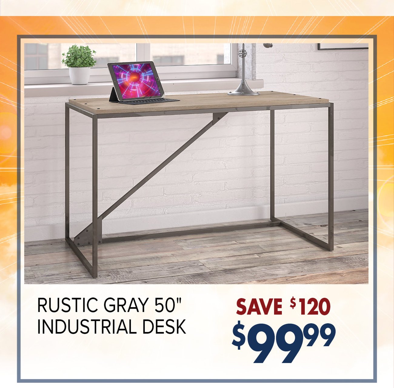 Rustic-industrial-desk