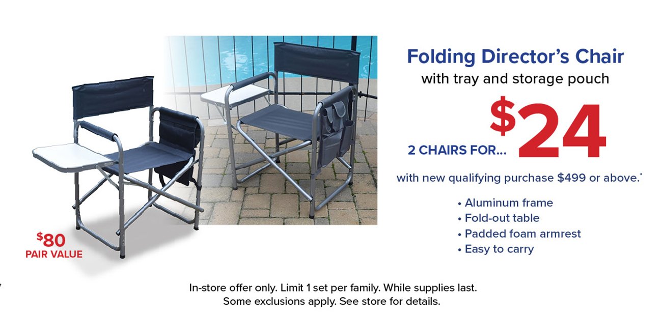 Folding-directors-chair