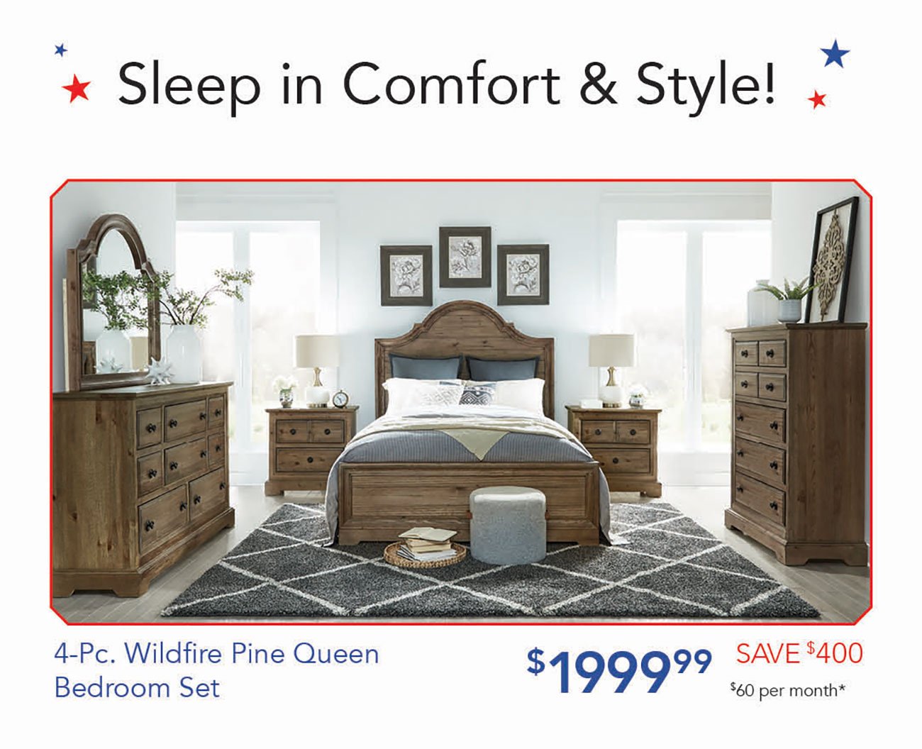 Wildfire-Pine-Queen-Bedroom-Set