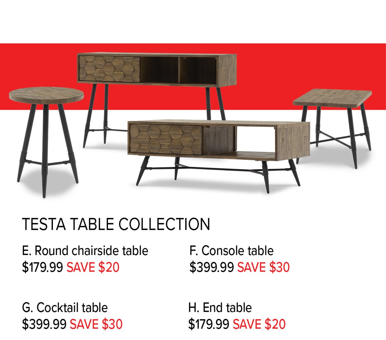 Testa-table-collection