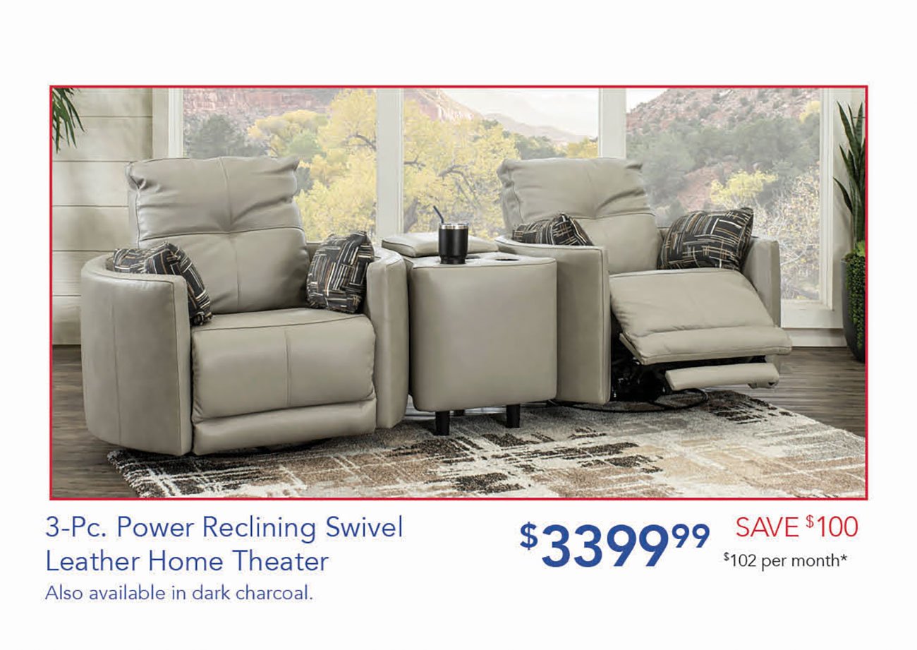 Power-Reclining-Swivel-White-Home-Theater