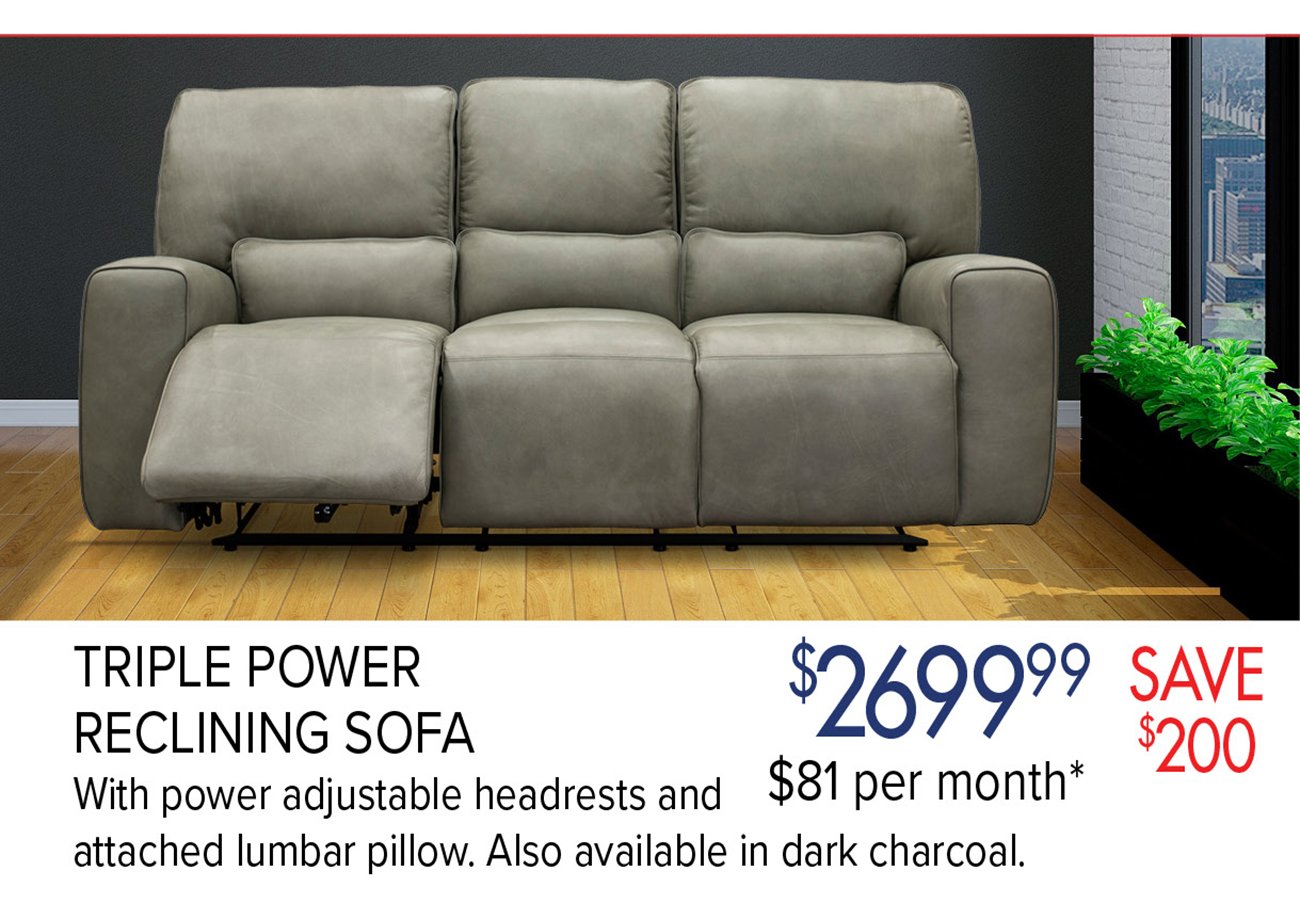 Triple-power-reclining-sofa