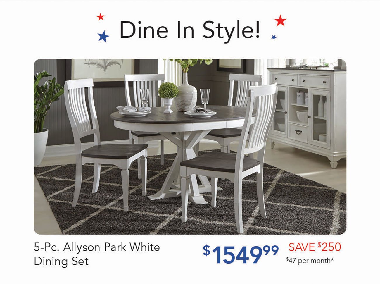 Allyson-Park-White-Dining-Set