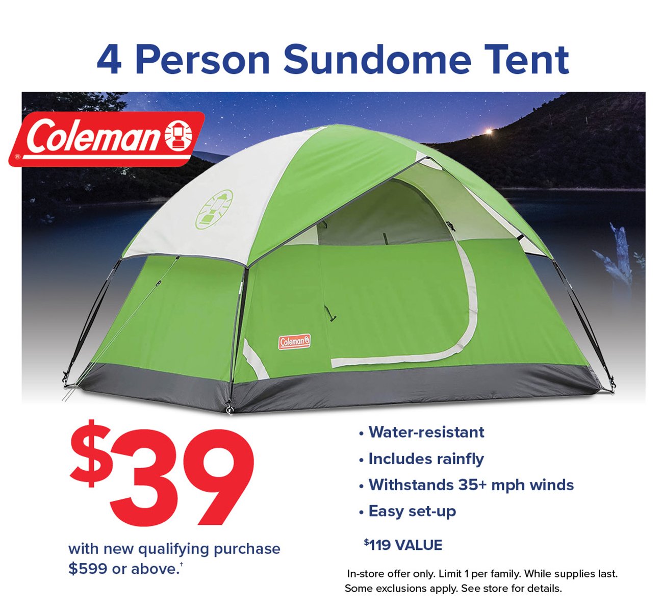 Sundome-tent