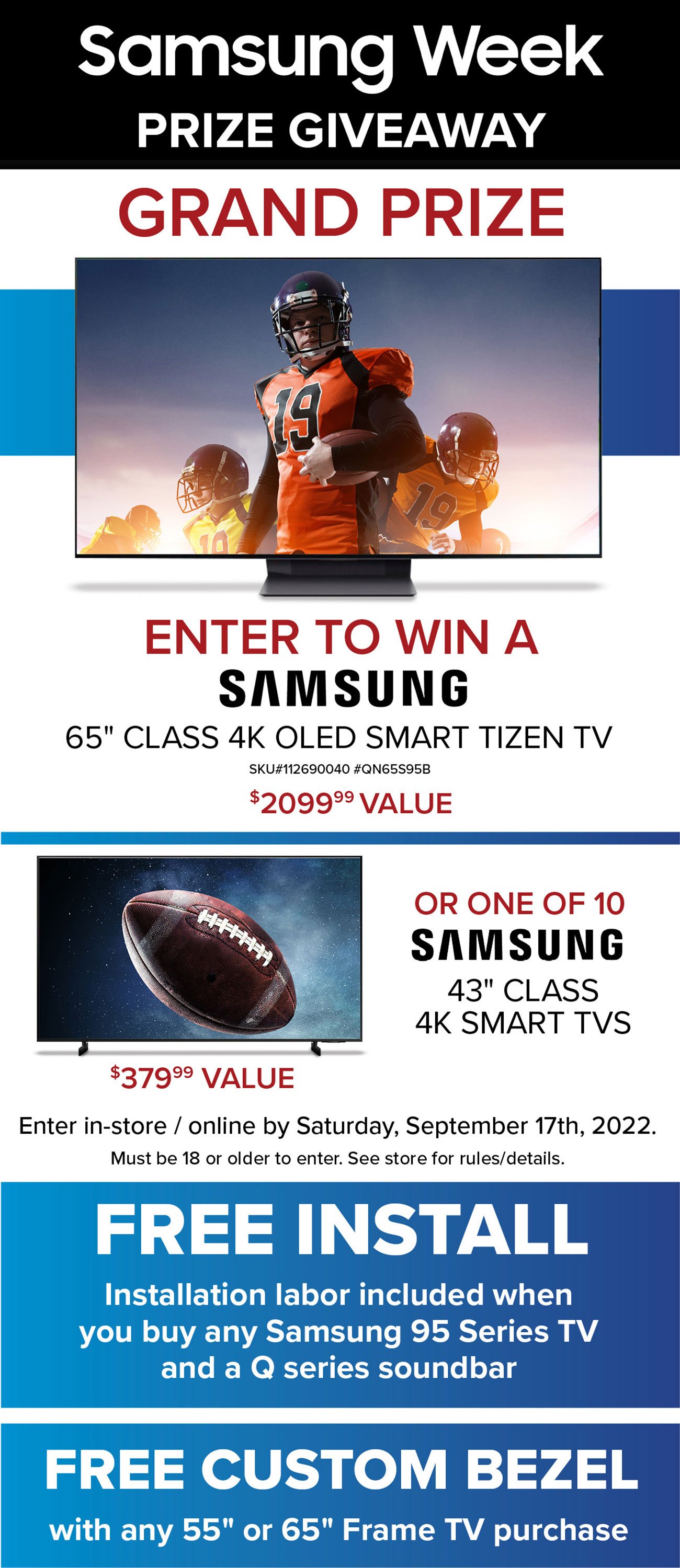 Win a Samsung TV