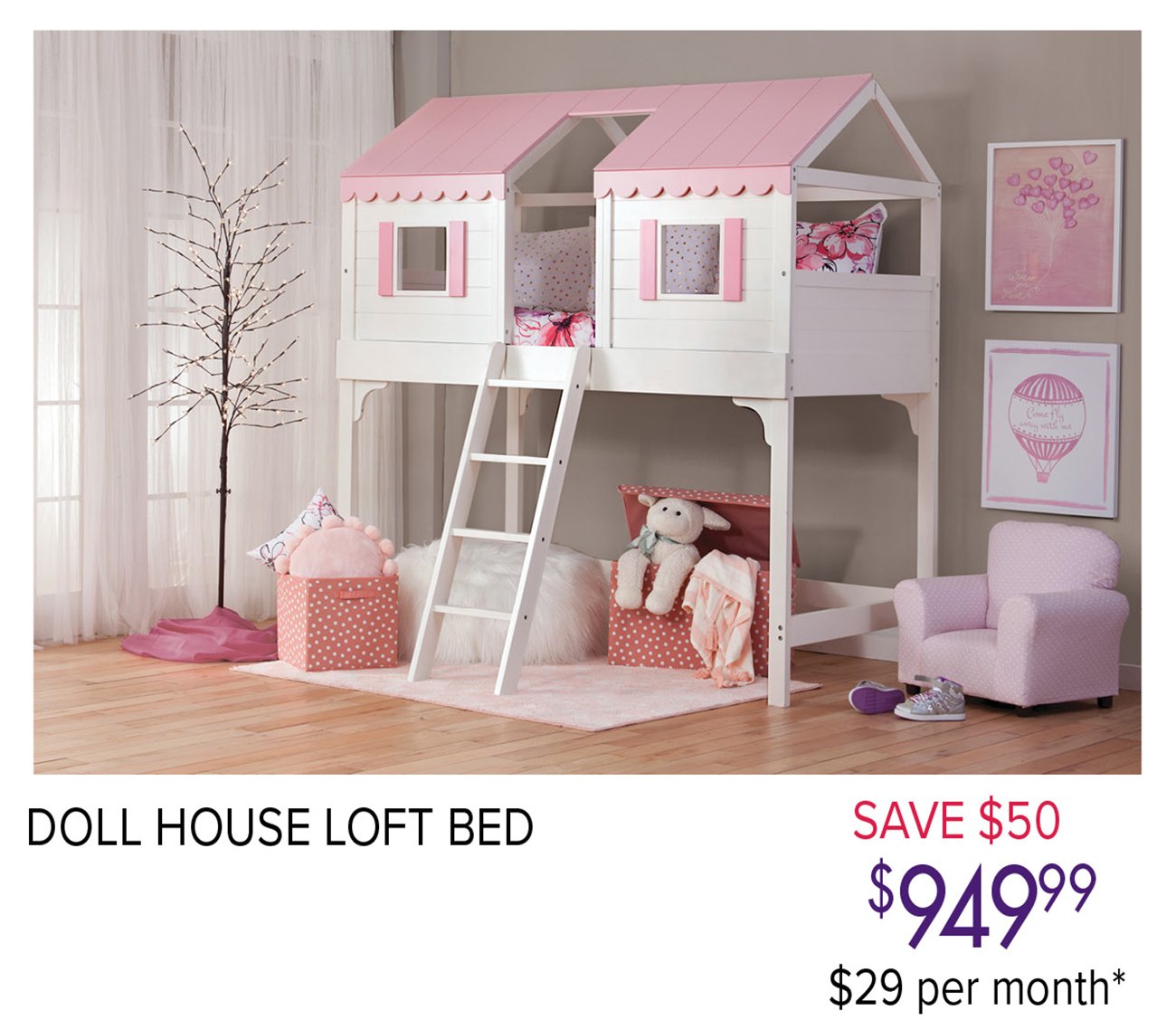 Doll-house-loft-bed