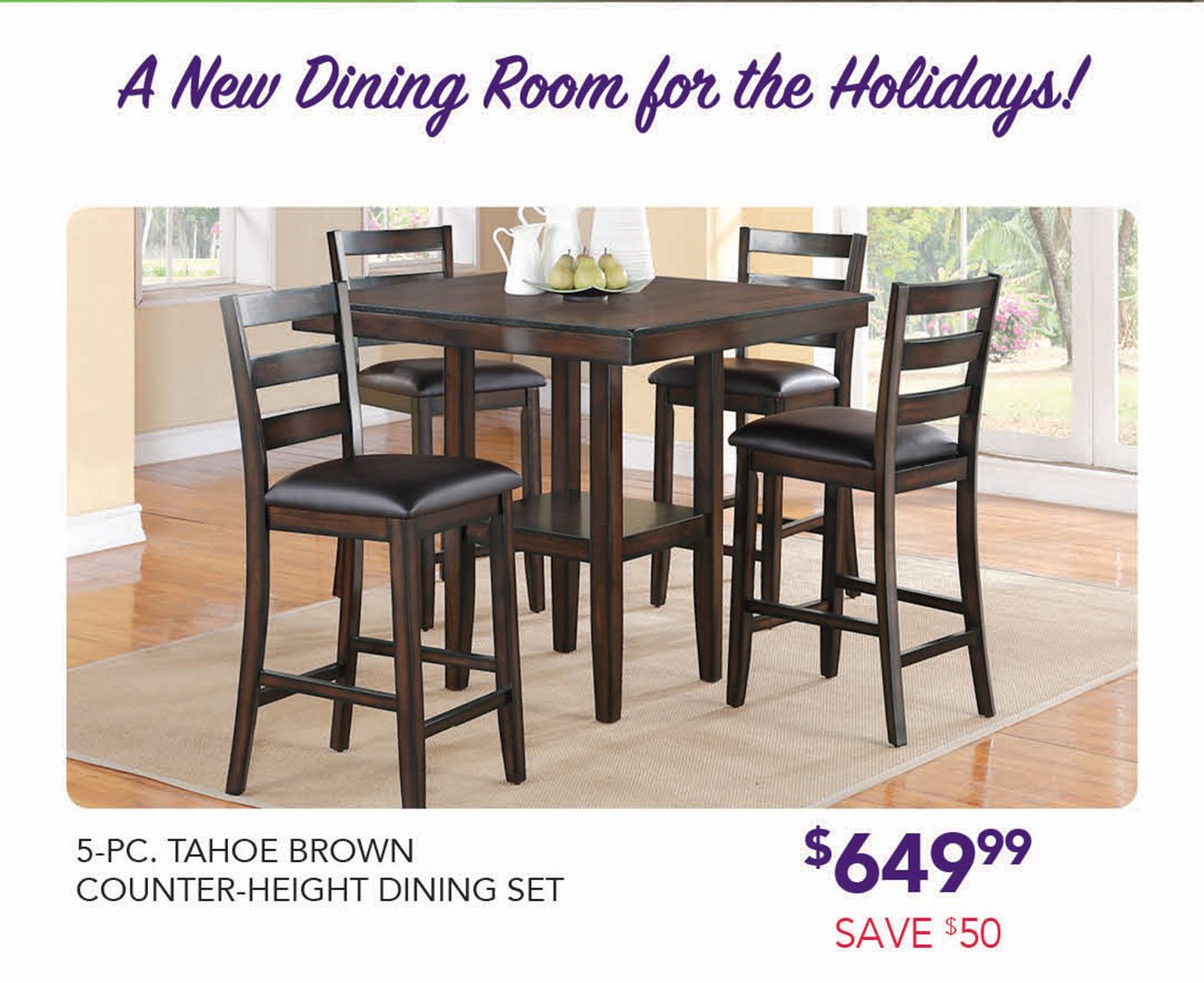 Tahoe-Brown-Dining-Set