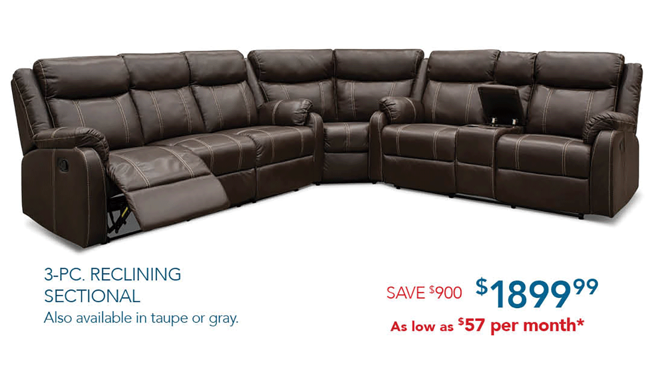 Brown-Leather-Reclining-Sectional