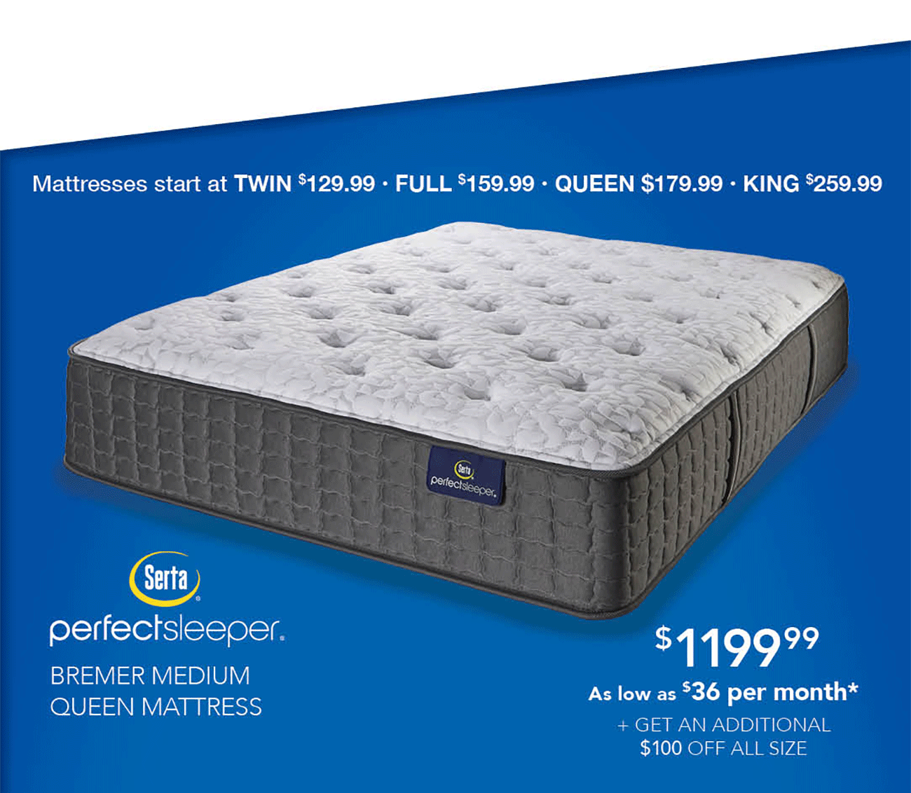 Serta-Bremer-Queen-Mattress