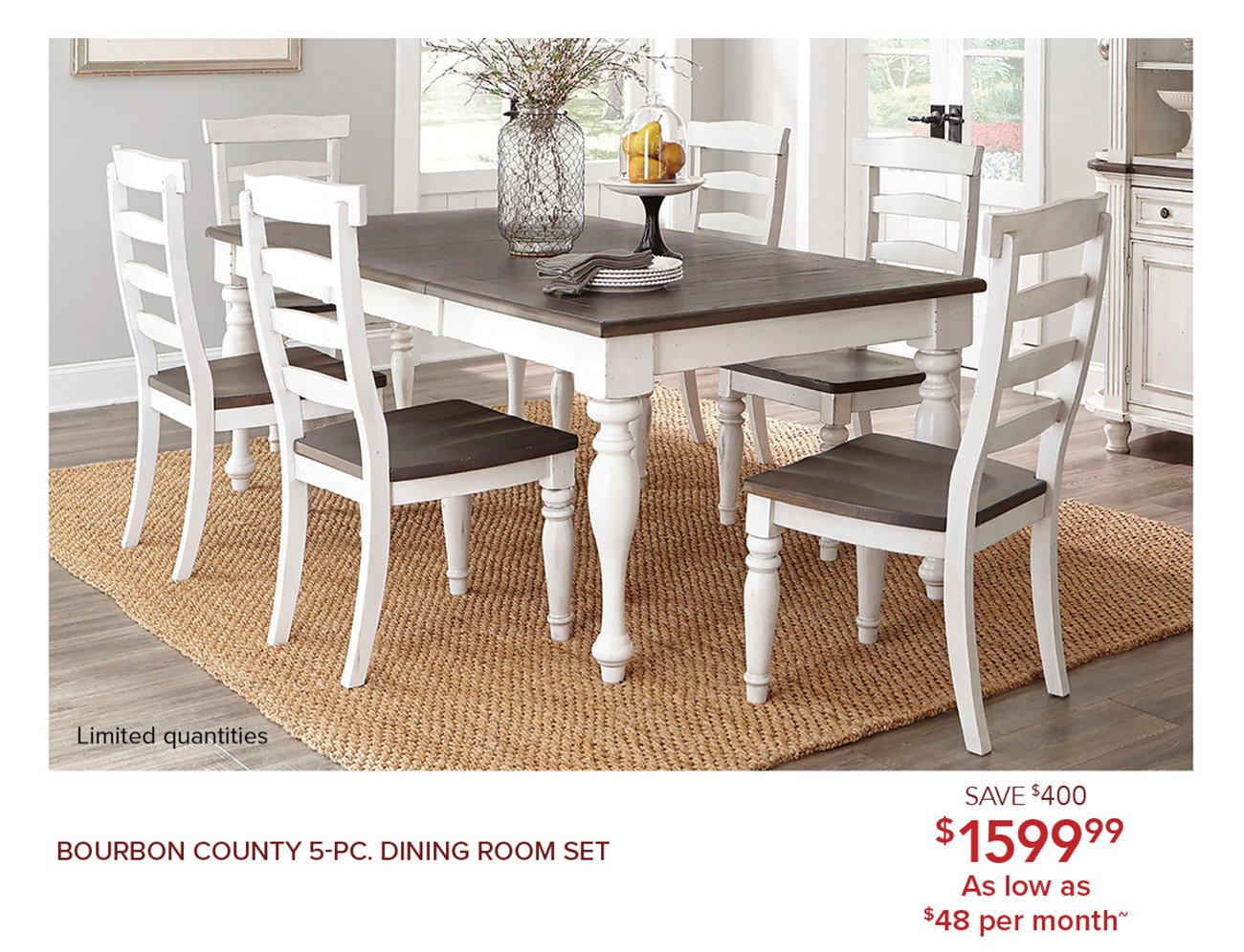 Bourbon-country-dining-set