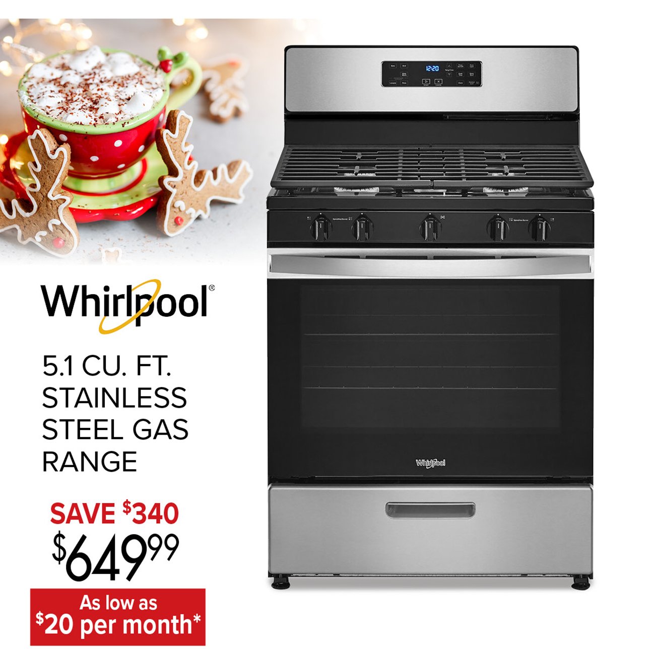 Whirlpool-Gas-range